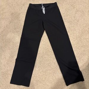 Figs Livingston Black Technical Collection Scrub Pants
